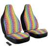 LGBT Symbols Rainbow Print Pattern Car Seat Covers-grizzshop