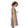 LGBT Symbols Rainbow Print Pattern Kimono-grizzshop