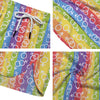 LGBT Symbols Rainbow Print Pattern Men's Running Shorts-grizzshop