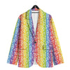 LGBT Symbols Rainbow Print Pattern Men's Sport Coat-grizzshop