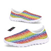 LGBT Symbols Rainbow Print Pattern Nurse Shoes-grizzshop