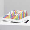 LGBT Symbols Rainbow Print Pattern Platform Shoes-grizzshop