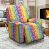 LGBT Symbols Rainbow Print Pattern Recliner Slipcover-grizzshop