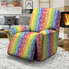 LGBT Symbols Rainbow Print Pattern Recliner Slipcover-grizzshop