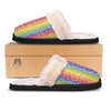 LGBT Symbols Rainbow Print Pattern Slippers-grizzshop