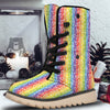 LGBT Symbols Rainbow Print Pattern Snow Boots-grizzshop