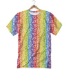 LGBT Symbols Rainbow Print Pattern T-Shirt-grizzshop