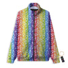 LGBT Symbols Rainbow Print Pattern Track Jacket-grizzshop