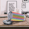 LGBT Symbols Rainbow Print Pattern Tumbler-grizzshop