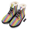 LGBT Symbols Rainbow Print Pattern Winter Boots-grizzshop