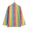 LGBT Symbols Rainbow Print Pattern Women's Blazer-grizzshop