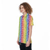 LGBT Symbols Rainbow Print Pattern Women's Golf Shirts-grizzshop