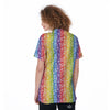 LGBT Symbols Rainbow Print Pattern Women's Golf Shirts-grizzshop