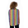 LGBT Symbols Rainbow Print Pattern Women's Long Sleeve Shirts-grizzshop