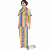 LGBT Symbols Rainbow Print Pattern Women's Pajamas Set-grizzshop