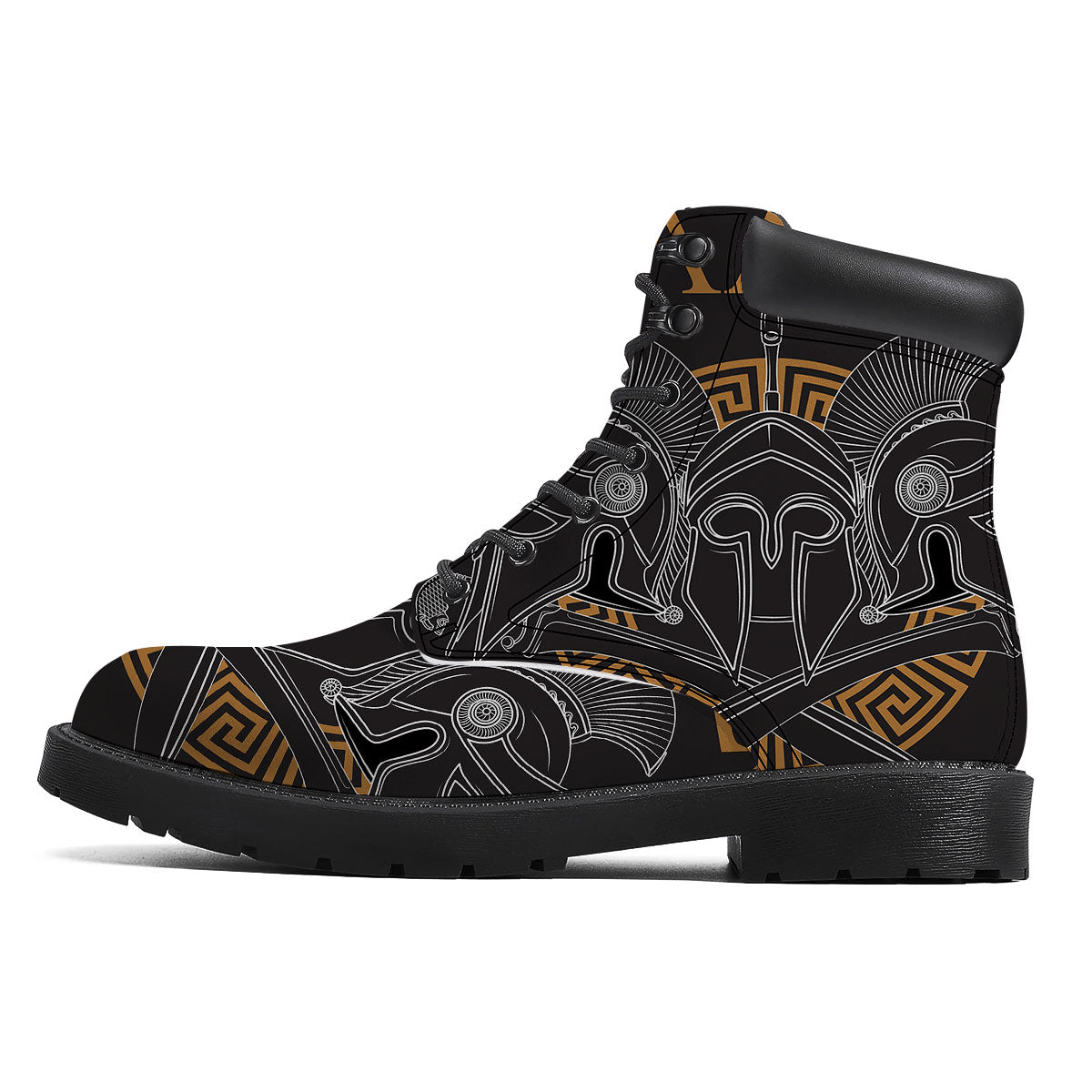 Labe Spartan Molon Print Boots-grizzshop