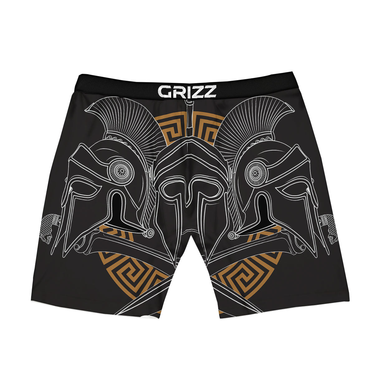 Labe Spartan Molon Print Boxer Briefs-grizzshop