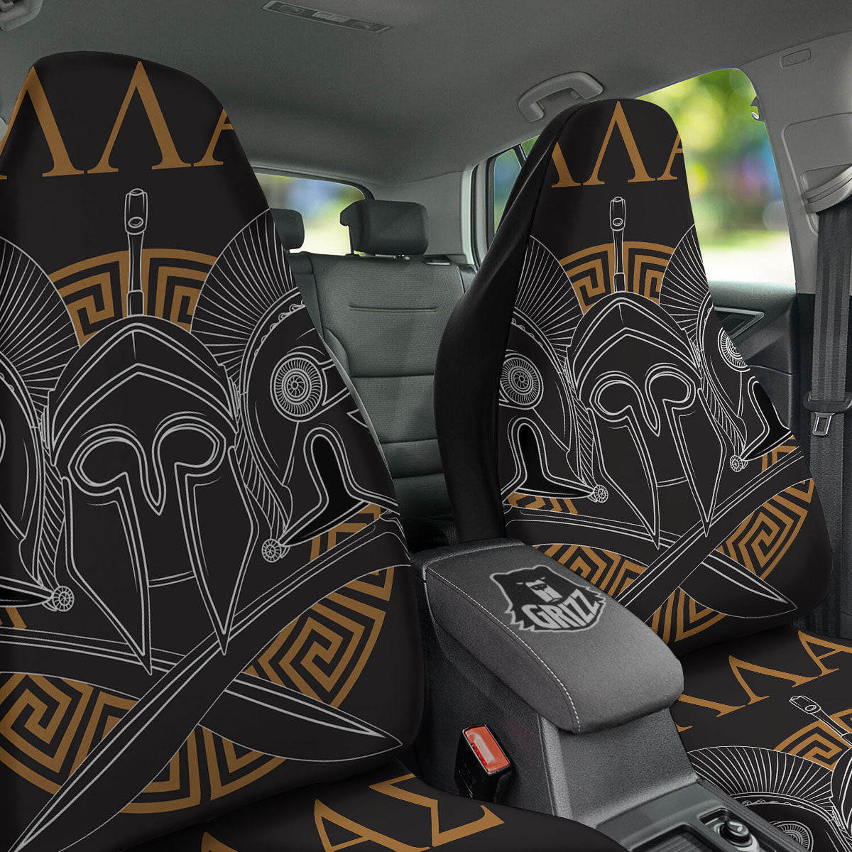 Labe Spartan Molon Print Car Seat Covers-grizzshop