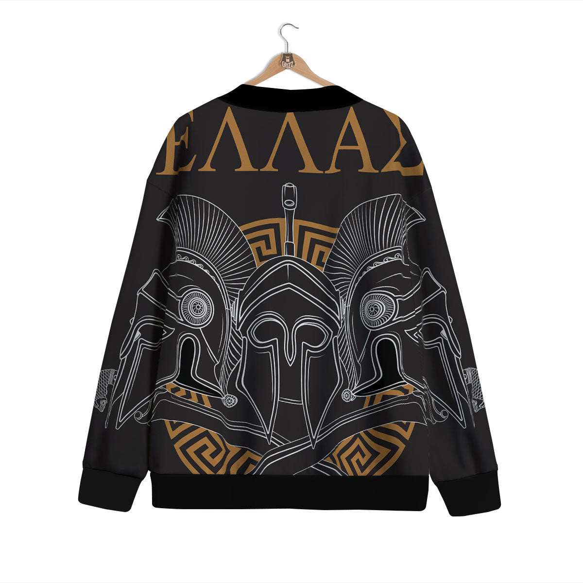 Labe Spartan Molon Print Cardigan-grizzshop