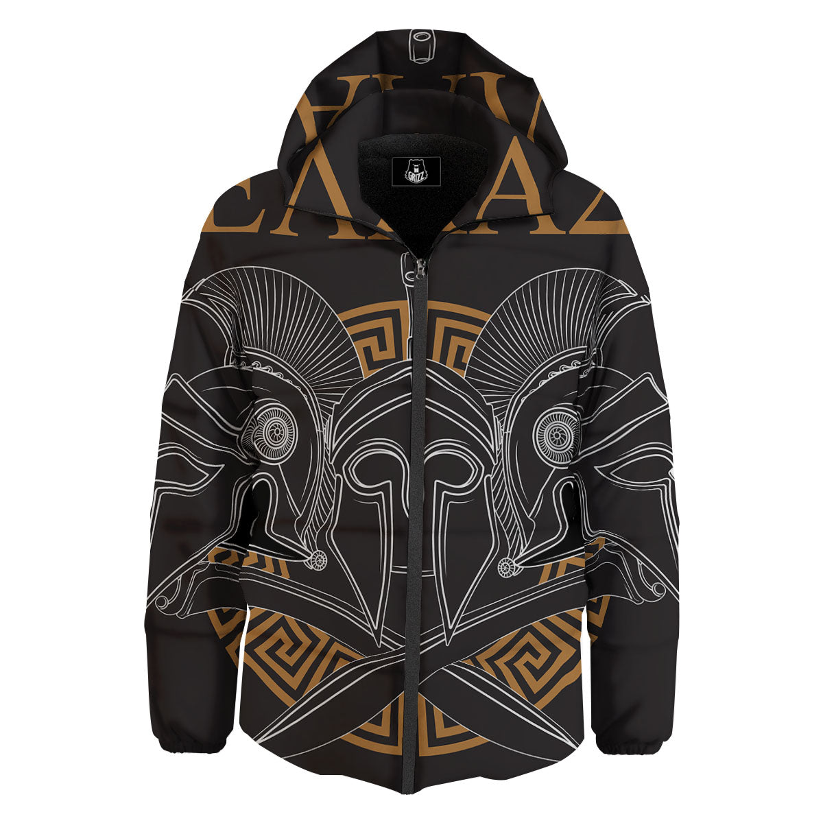 Labe Spartan Molon Print Down Jacket-grizzshop