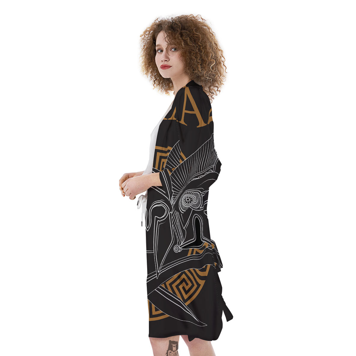 Labe Spartan Molon Print Kimono-grizzshop
