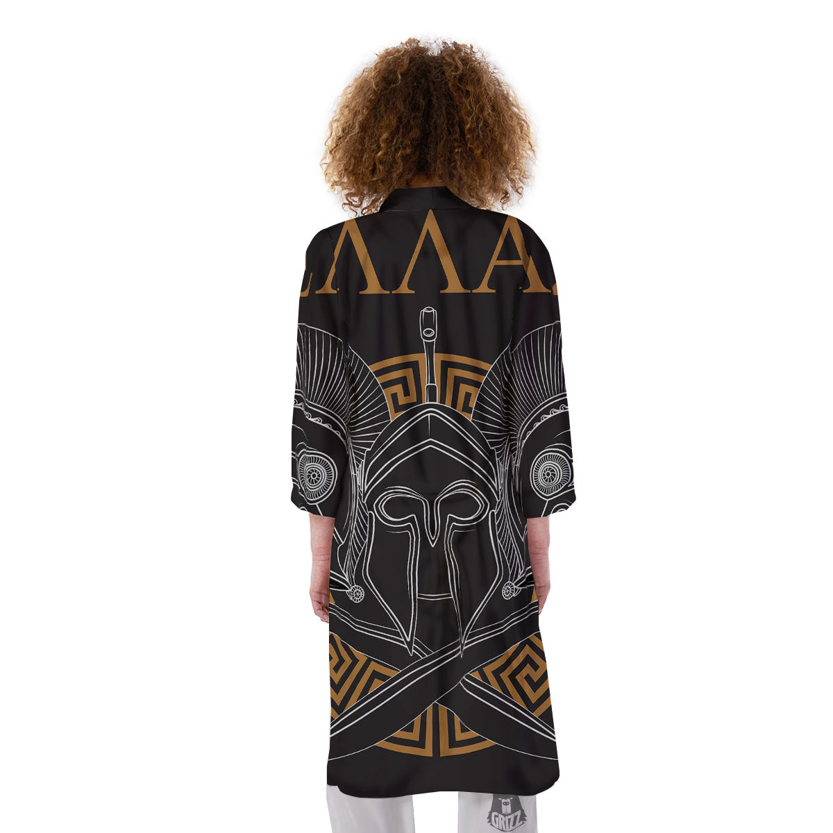 Labe Spartan Molon Print Kimono-grizzshop