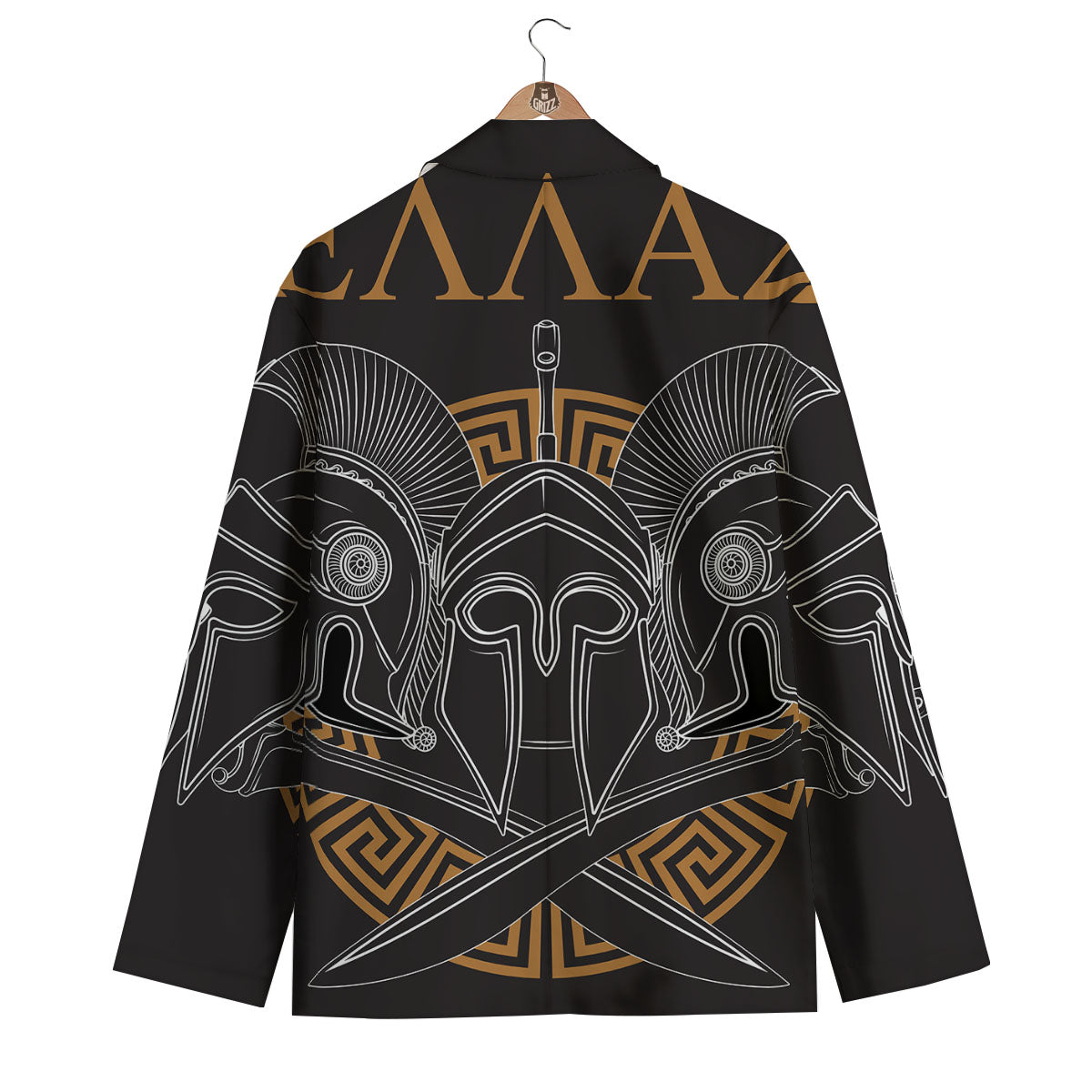 Labe Spartan Molon Print Men's Blazer-grizzshop
