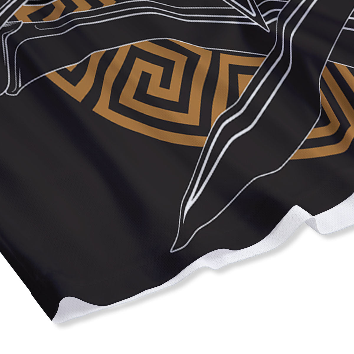 Labe Spartan Molon Print Mesh Shorts