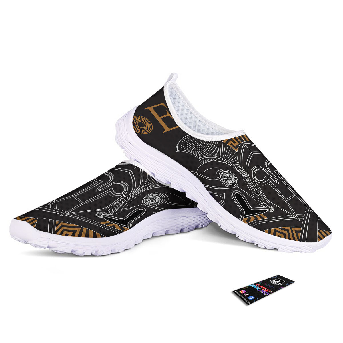 Labe Spartan Molon Print Nurse Shoes-grizzshop