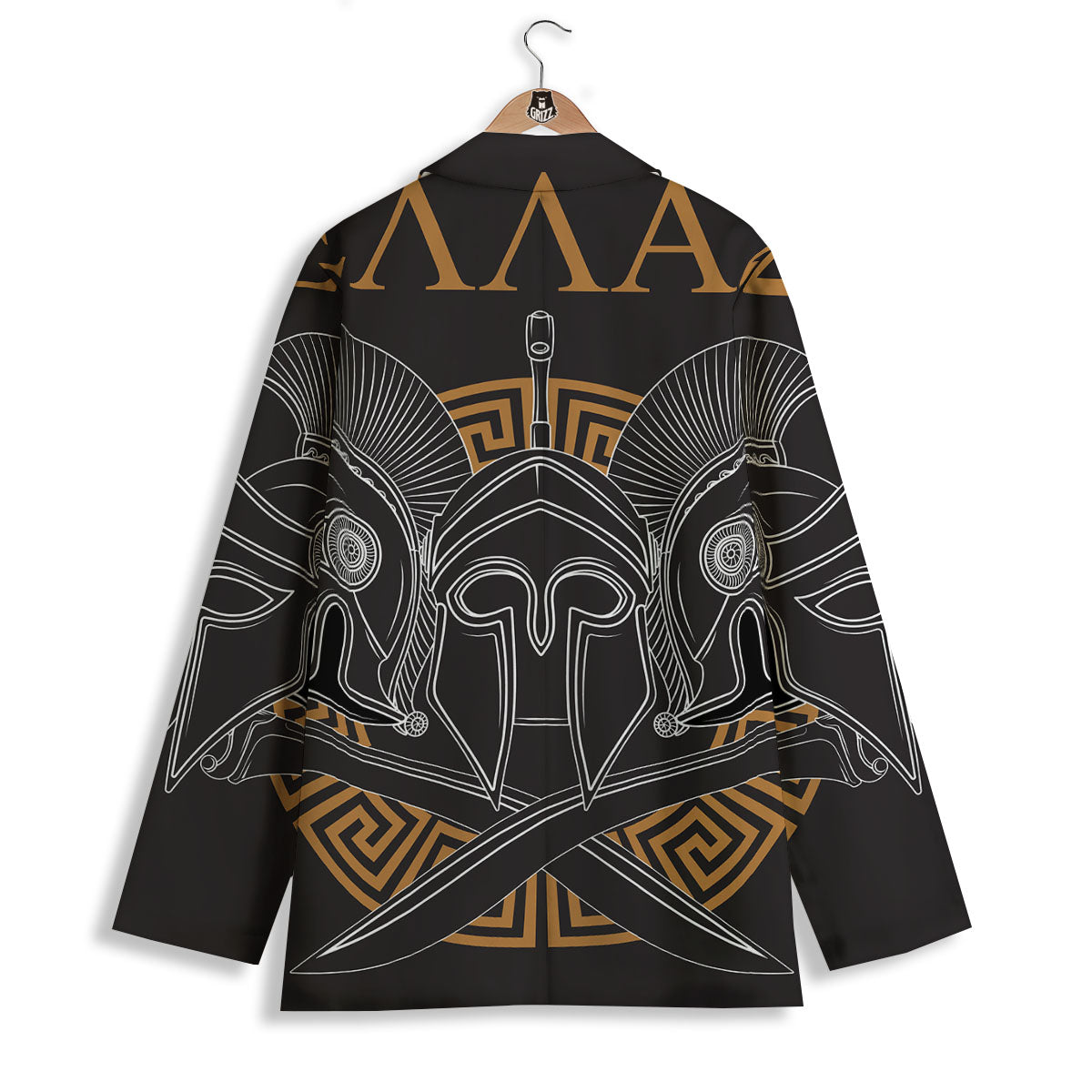 Labe Spartan Molon Print Women's Blazer-grizzshop