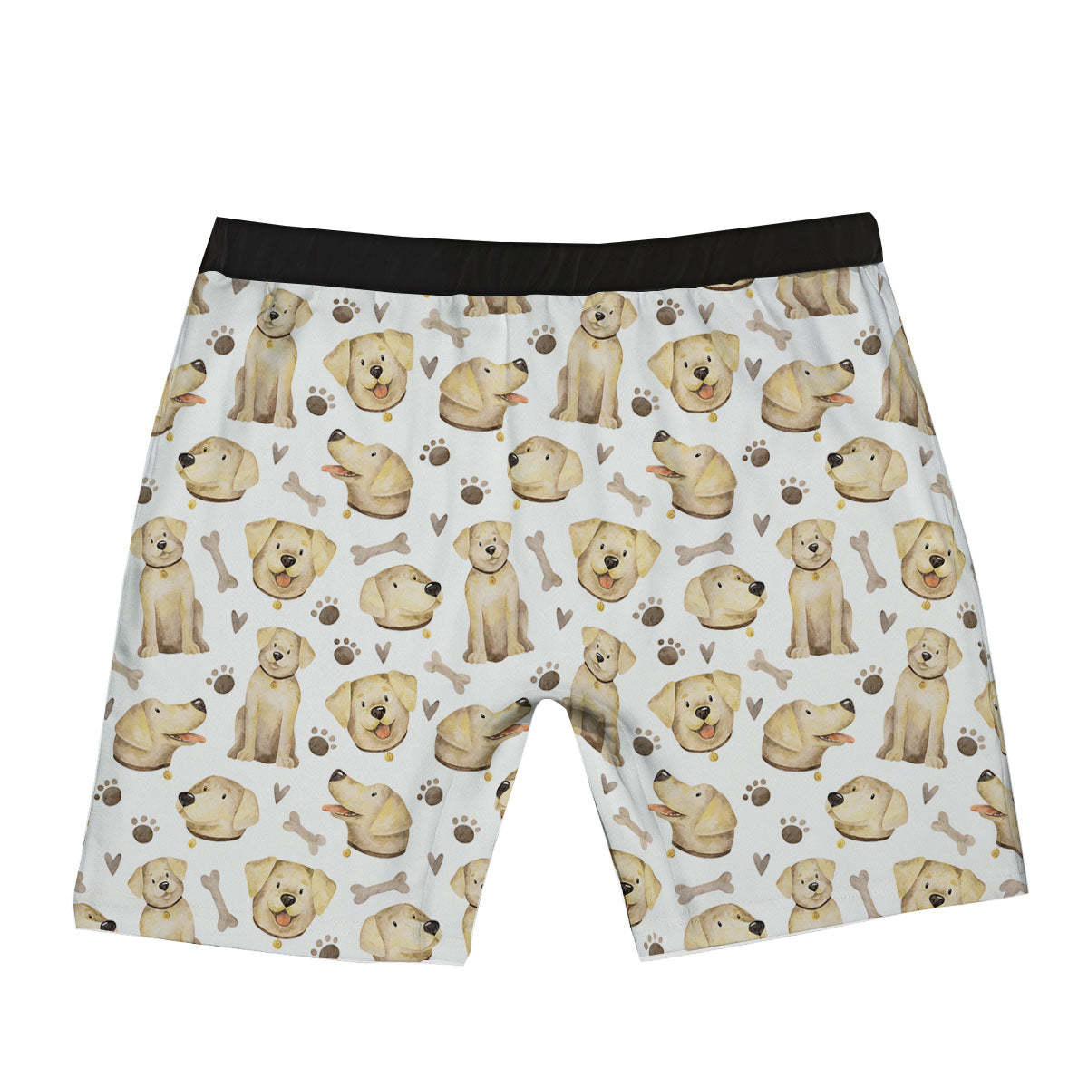 Labrador Retriever Happy Print Pattern Boxer Briefs-grizzshop