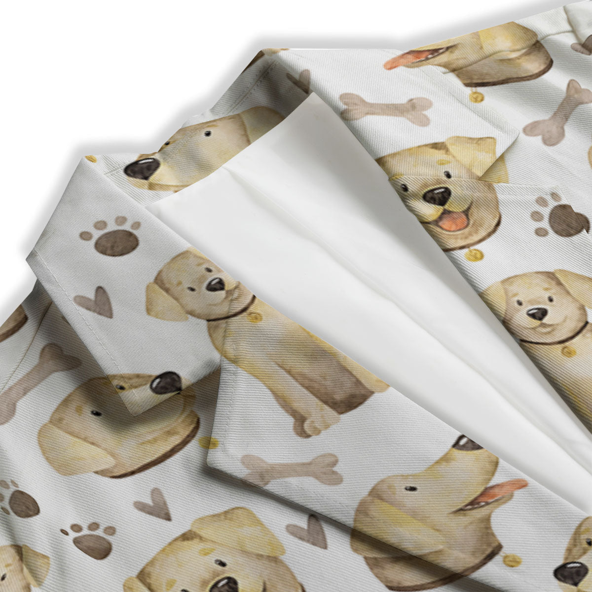 Labrador Retriever Happy Print Pattern Women's Blazer-grizzshop