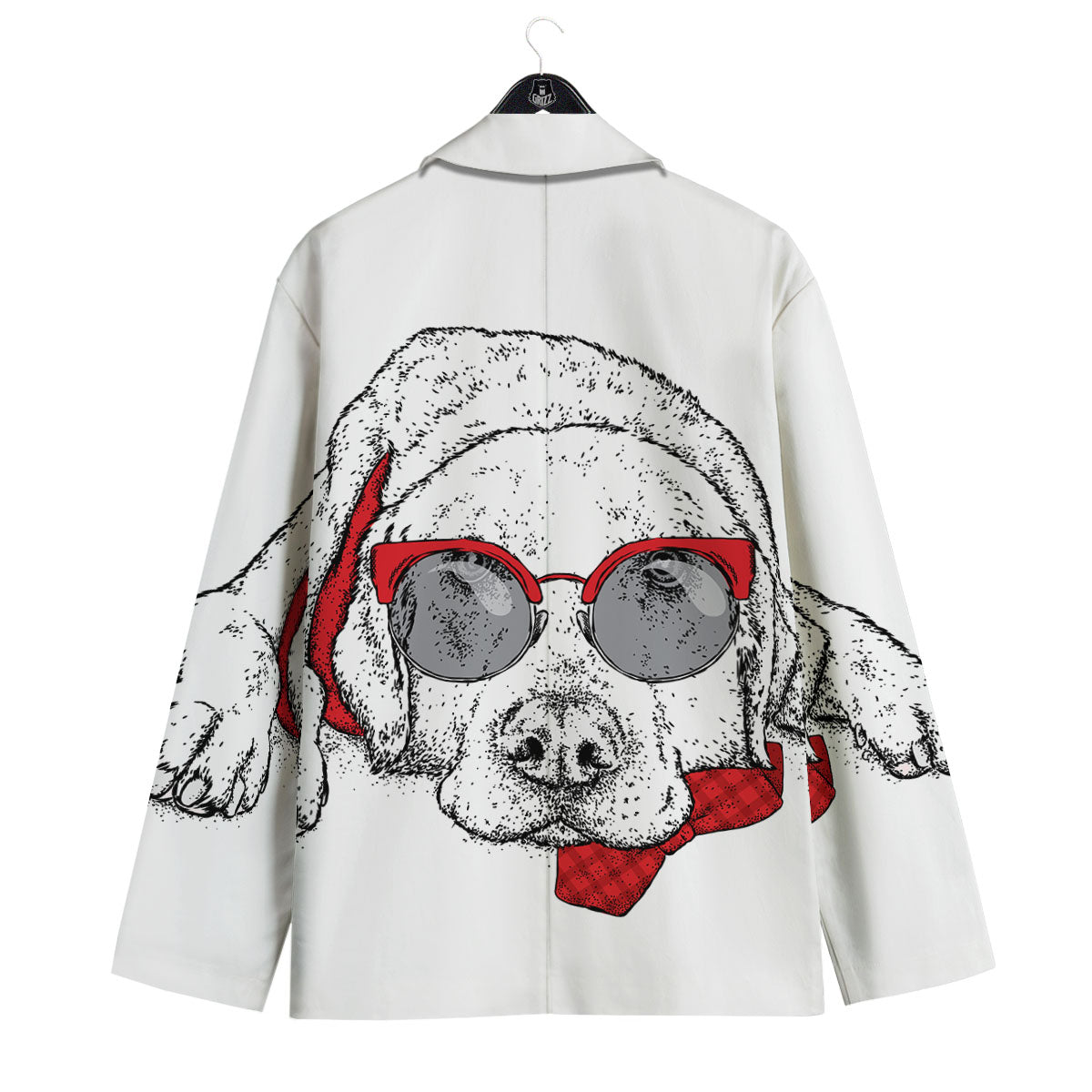 Labrador Retriever Hipster Print Men's Sport Coat-grizzshop