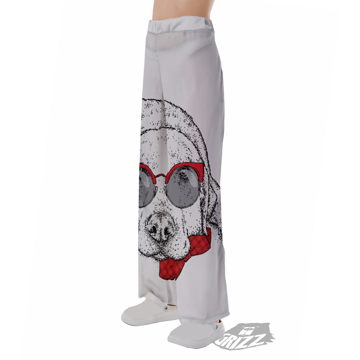 Labrador Retriever Hipster Print Pajama Pants-grizzshop