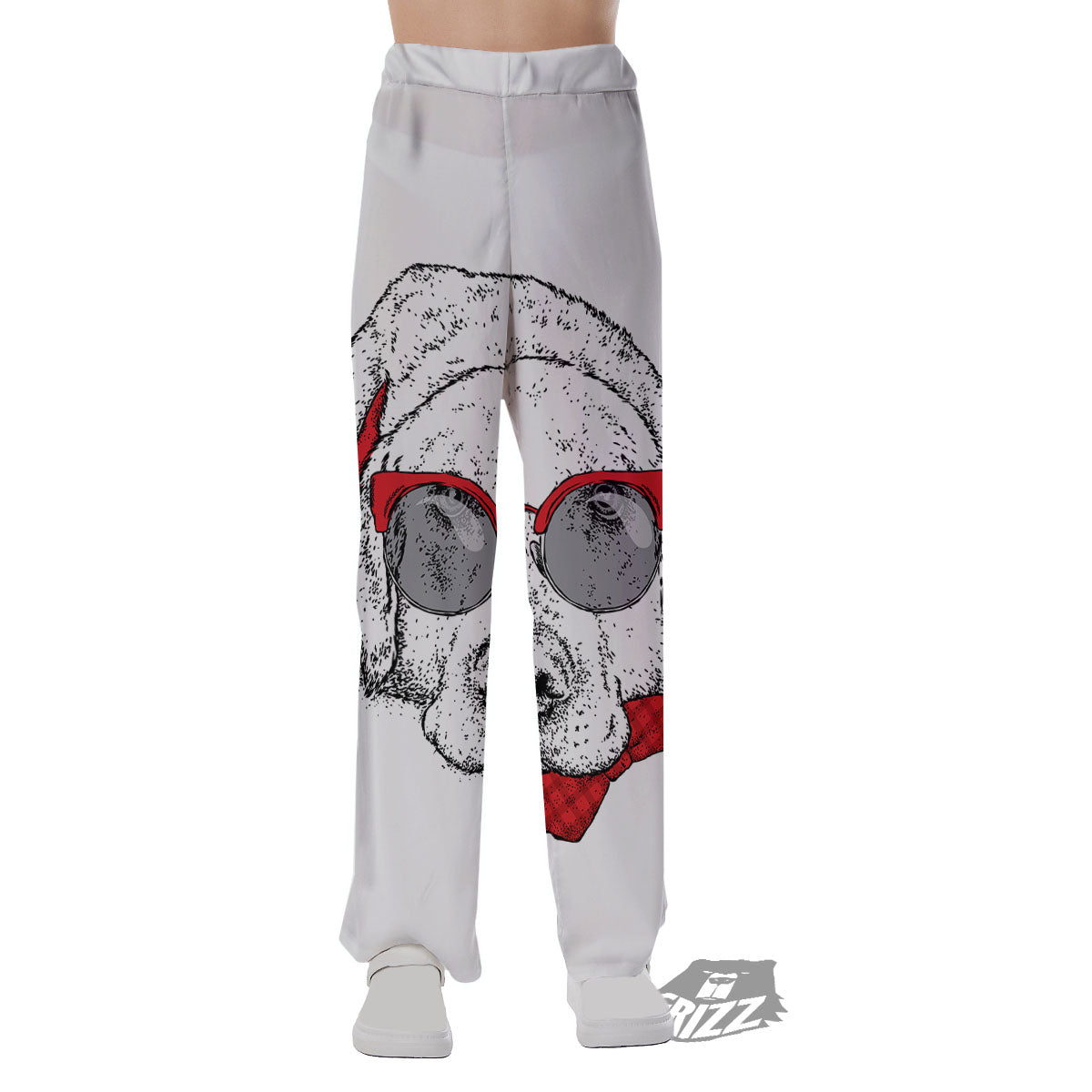 Labrador Retriever Hipster Print Pajama Pants-grizzshop