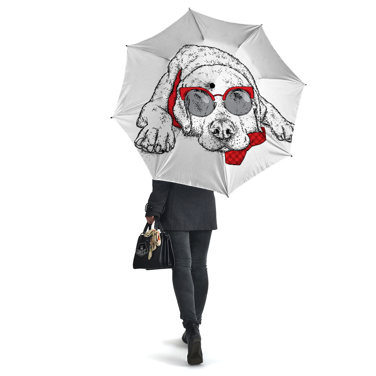 Labrador Retriever Hipster Print Umbrella-grizzshop