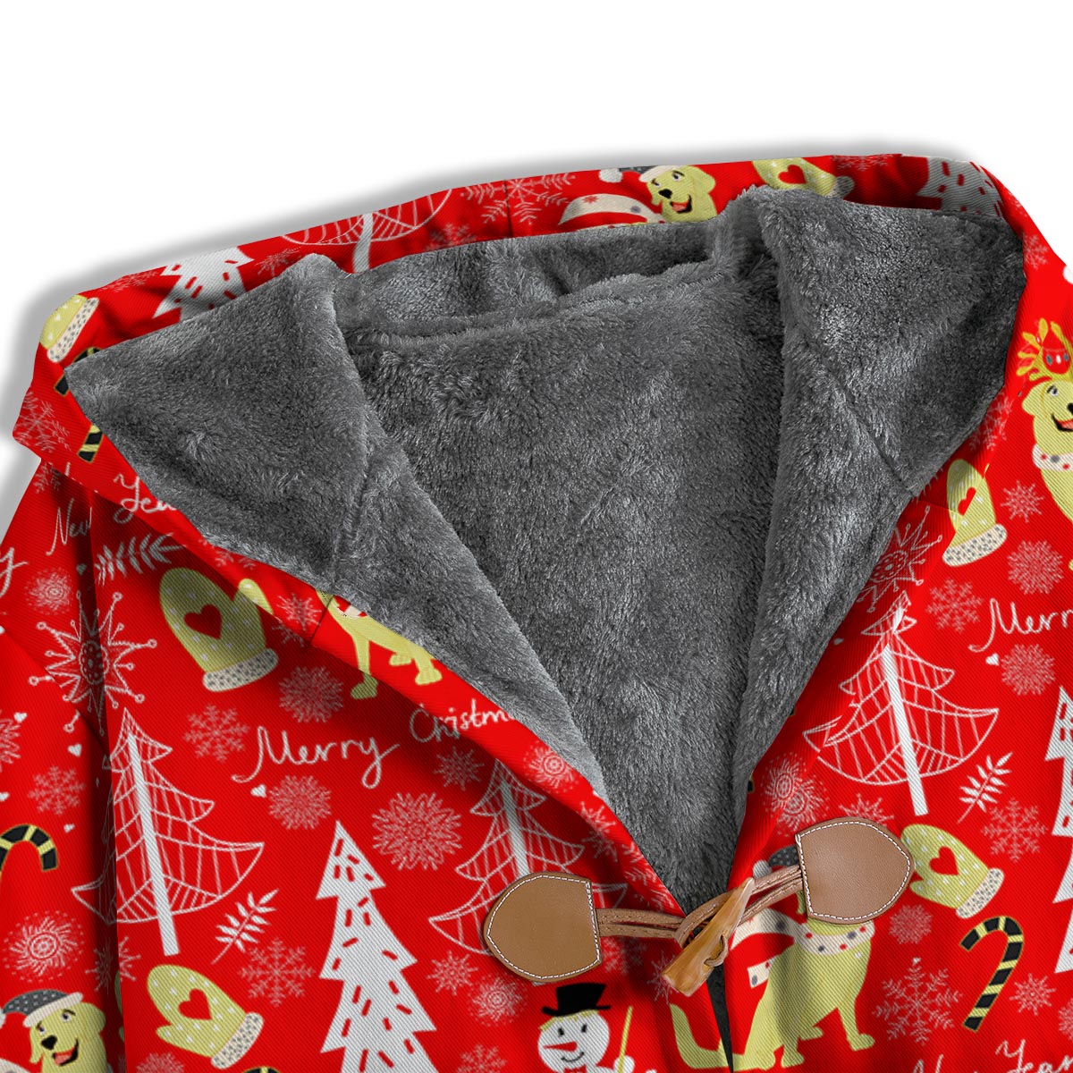 Labrador Retriever Snowman Print Pattern Men's Windbreaker Jacket-grizzshop