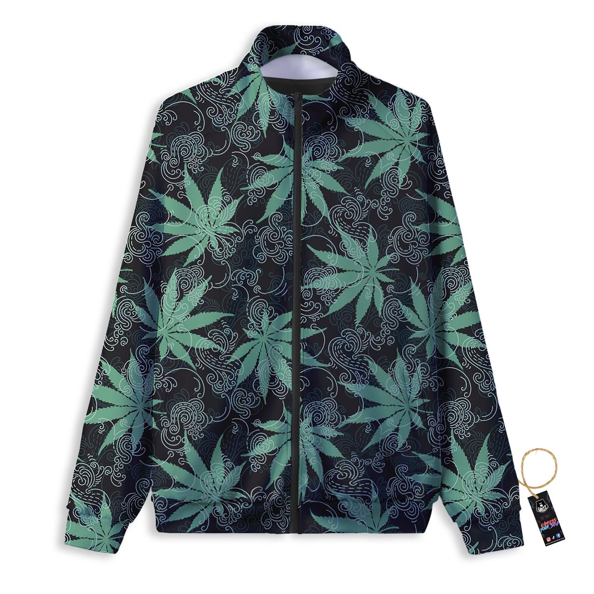 Labrador Retriever Snowman Print Pattern Track Jacket-grizzshop