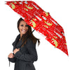 Labrador Retriever Snowman Print Pattern Umbrella-grizzshop