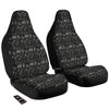 Lacrosse Doodle Print Pattern Car Seat Covers-grizzshop