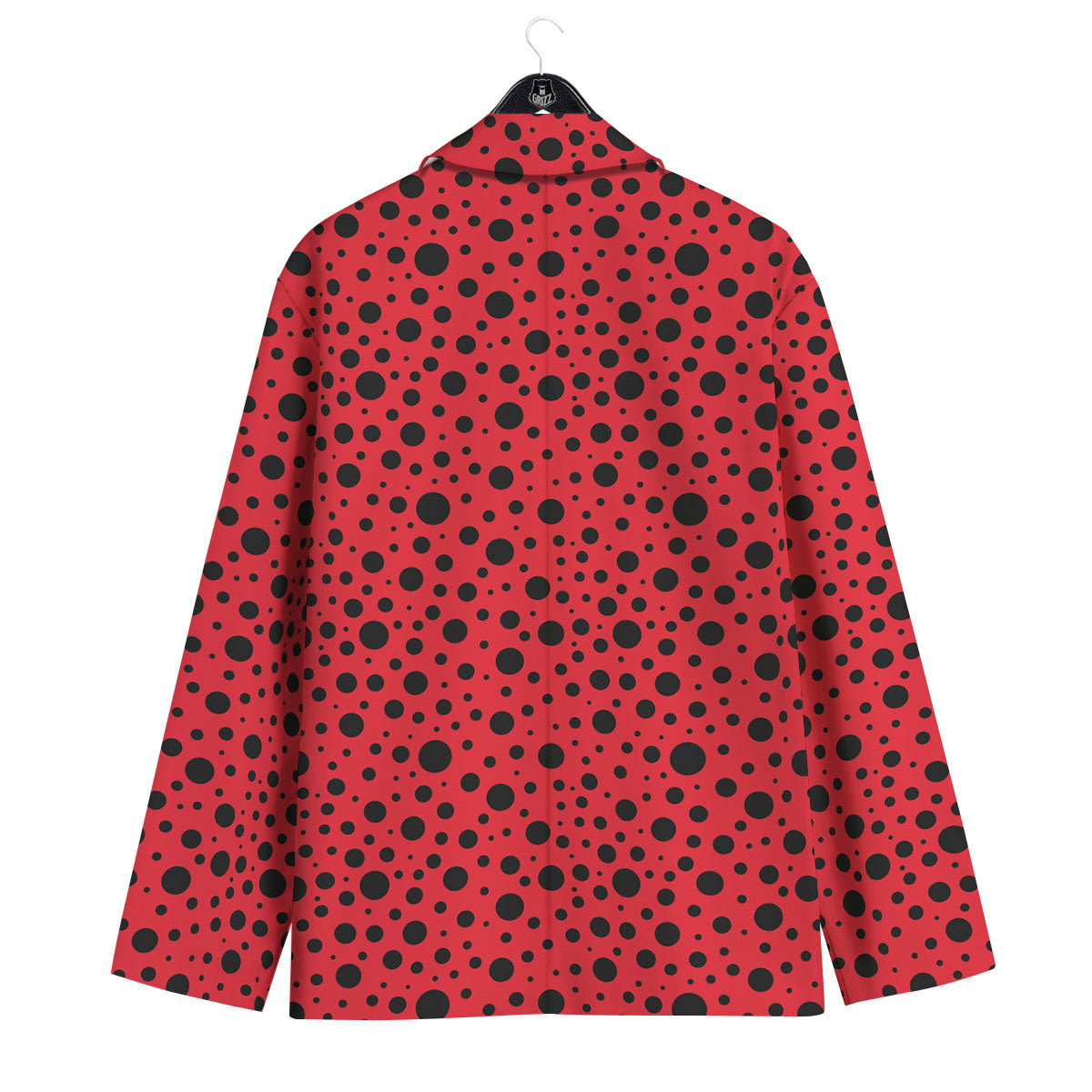 Ladybird Black Spots Print Pattern Men's Sport Coat-grizzshop