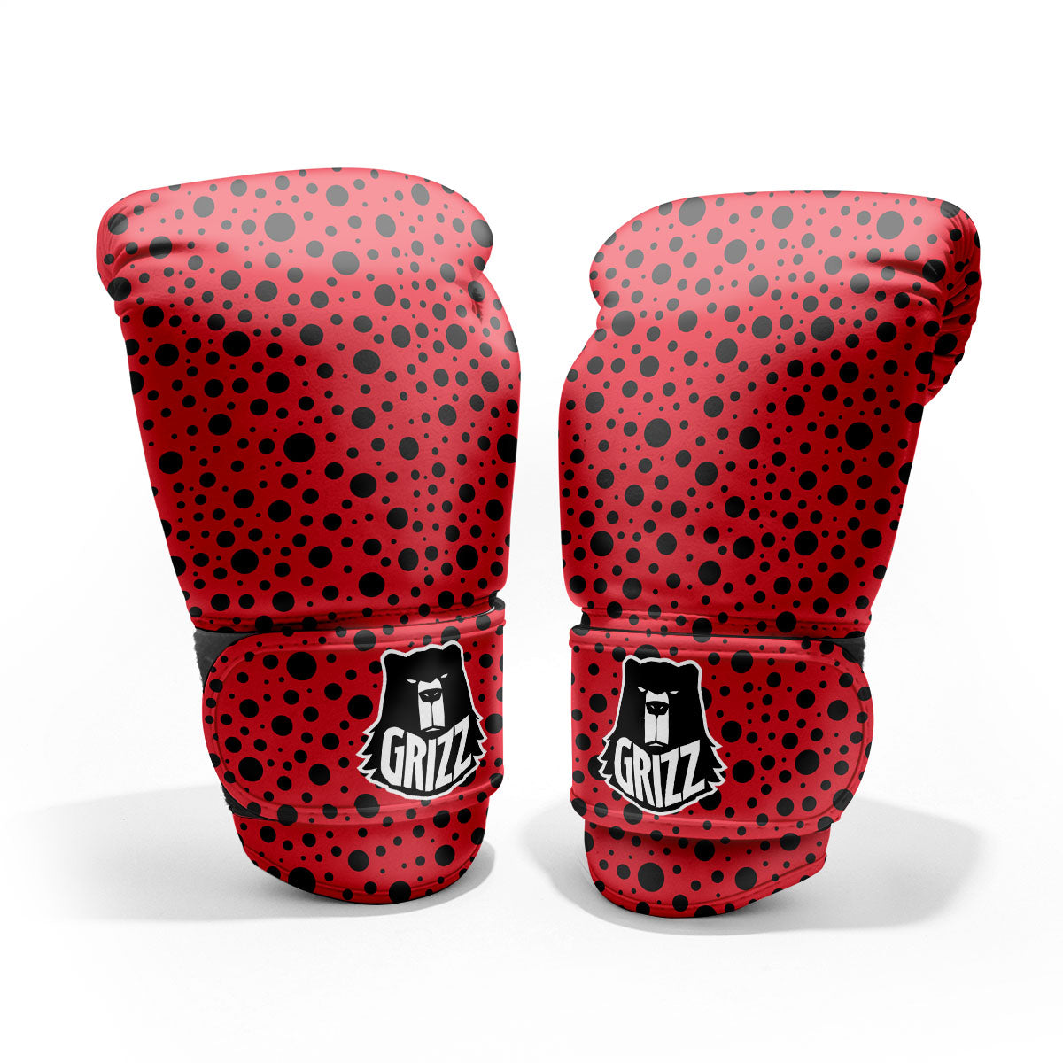 Ladybird Black Spots Print Pattern Pro Boxing Glove