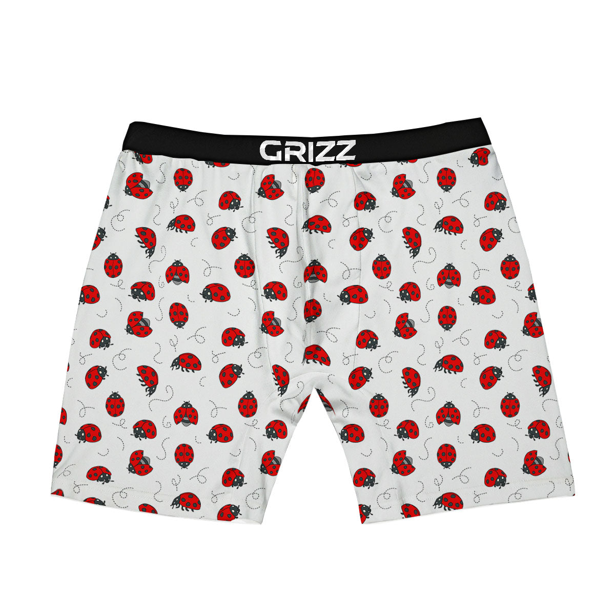 Ladybird Cartoon Print Pattern Boxer Briefs-grizzshop