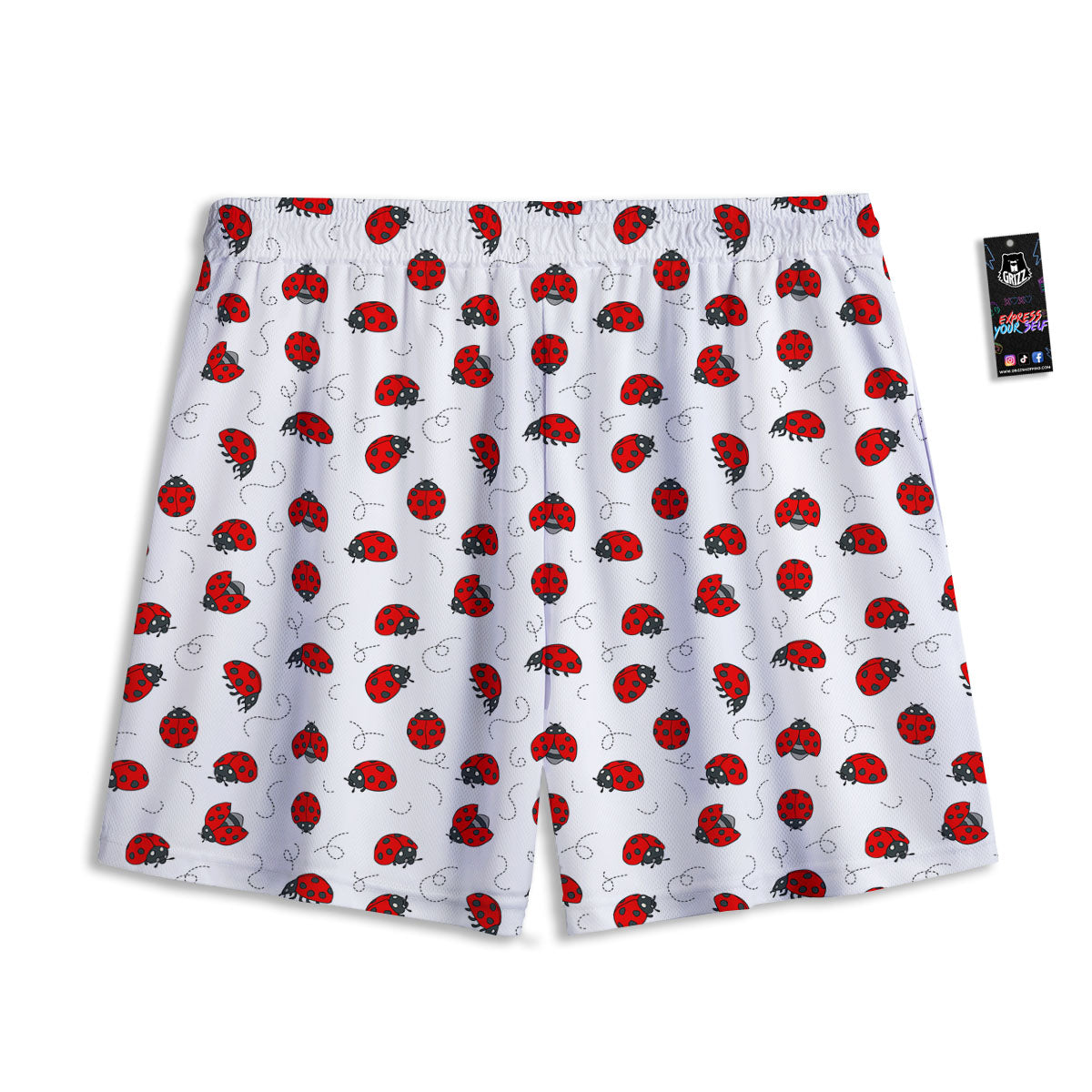 Inspired Ethnic African Print Pattern Mesh Shorts