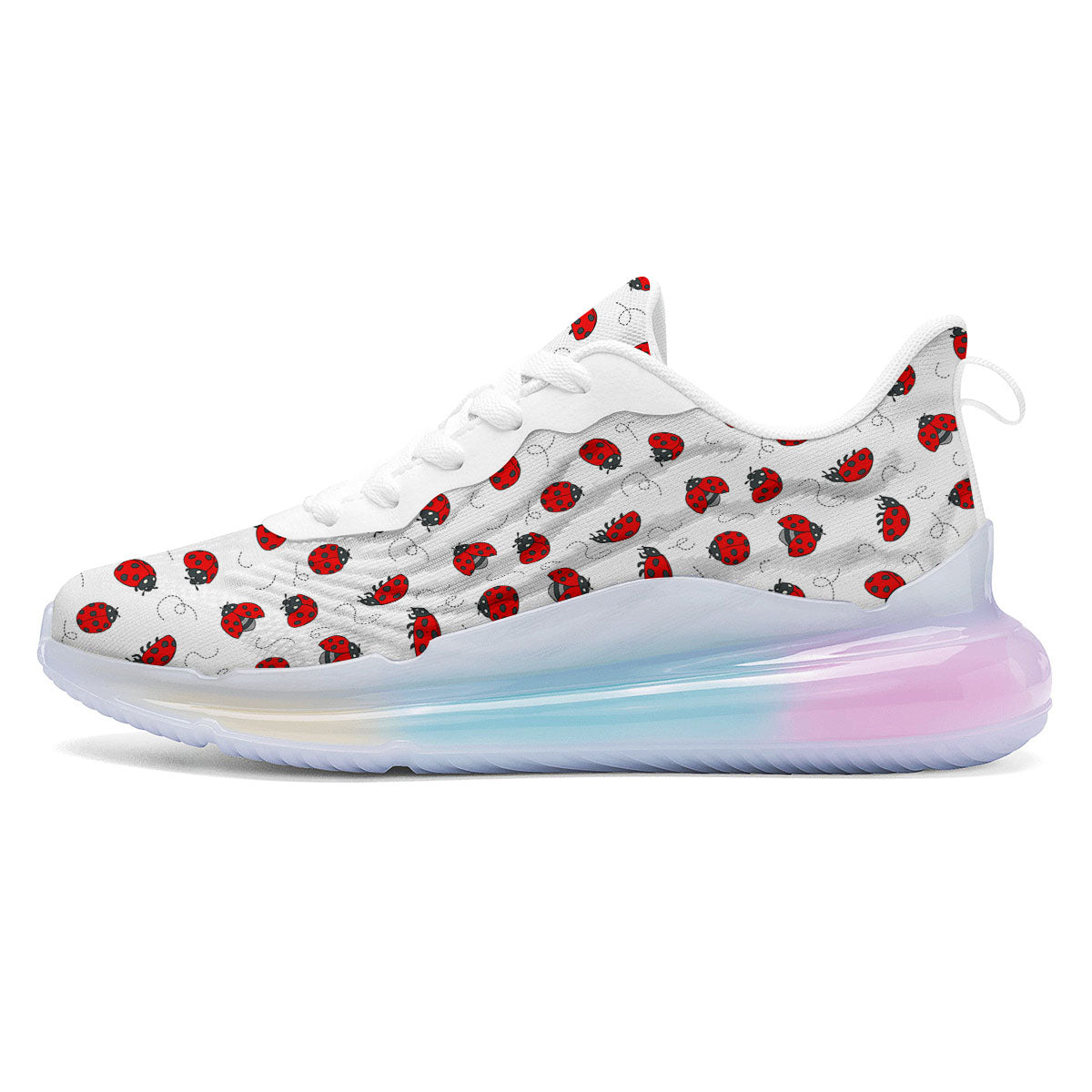 Ladybird Cartoon Print Pattern Running Sneakers-grizzshop