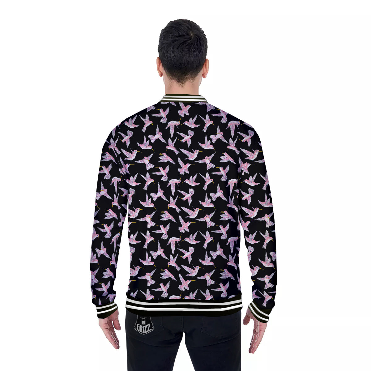 Ladybird Cute Print Pattern Baseball Jacket-grizzshop