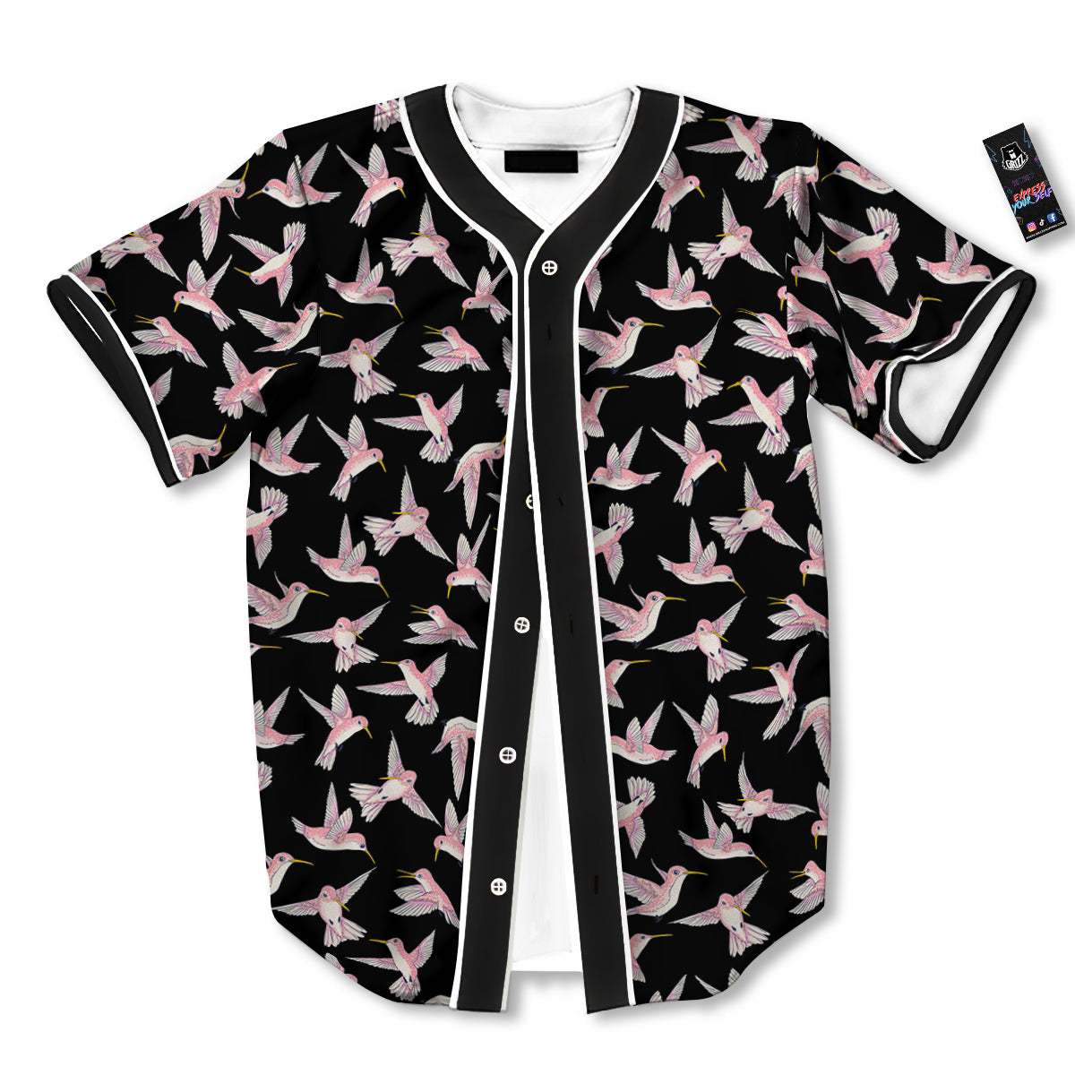 Ladybird Cute Print Pattern Baseball Jersey-grizzshop