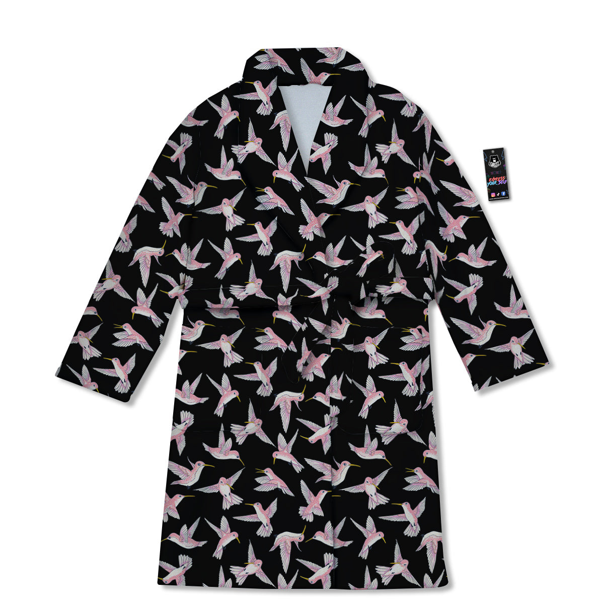 Ladybird Cute Print Pattern Bathrobe-grizzshop