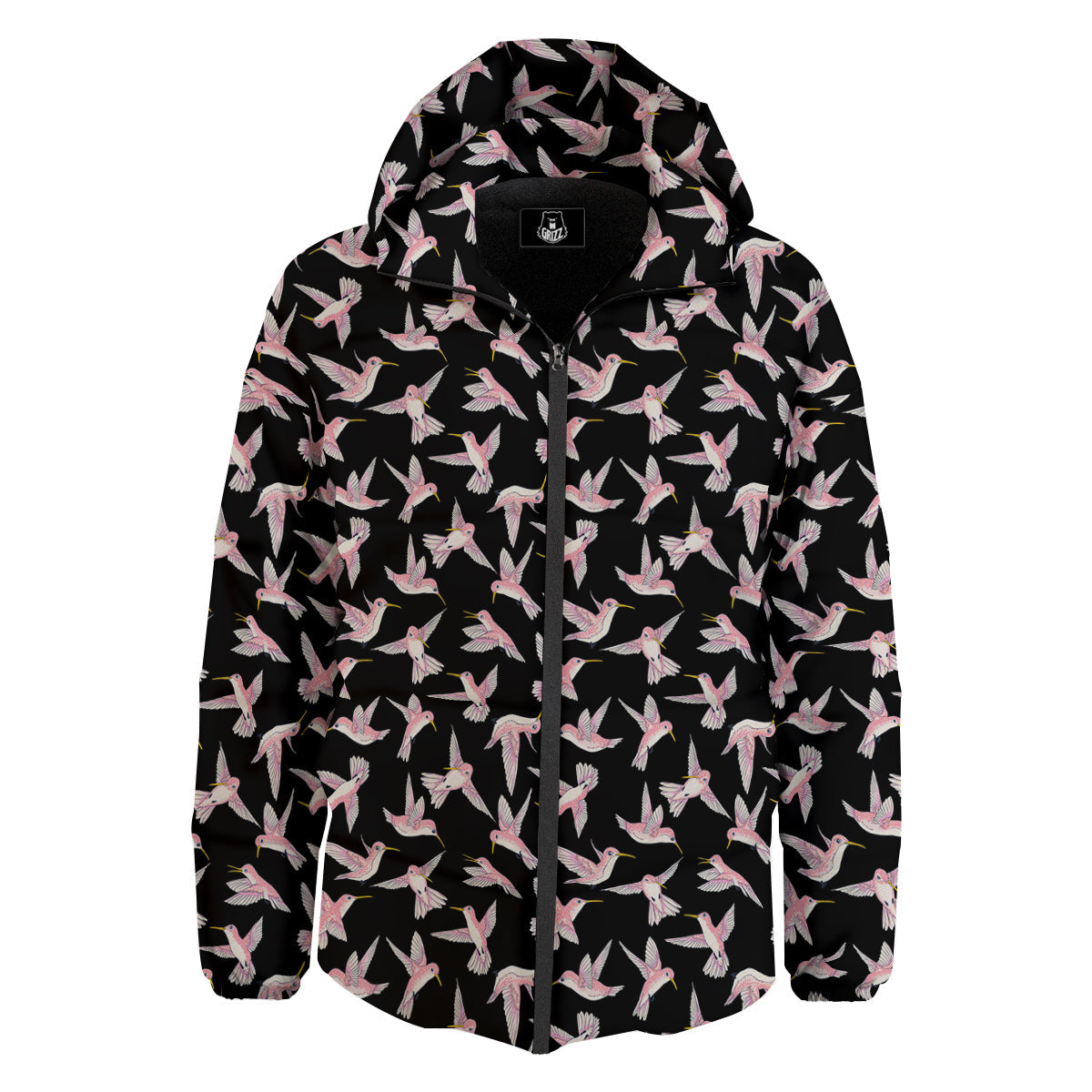 Ladybird Cute Print Pattern Down Jacket-grizzshop