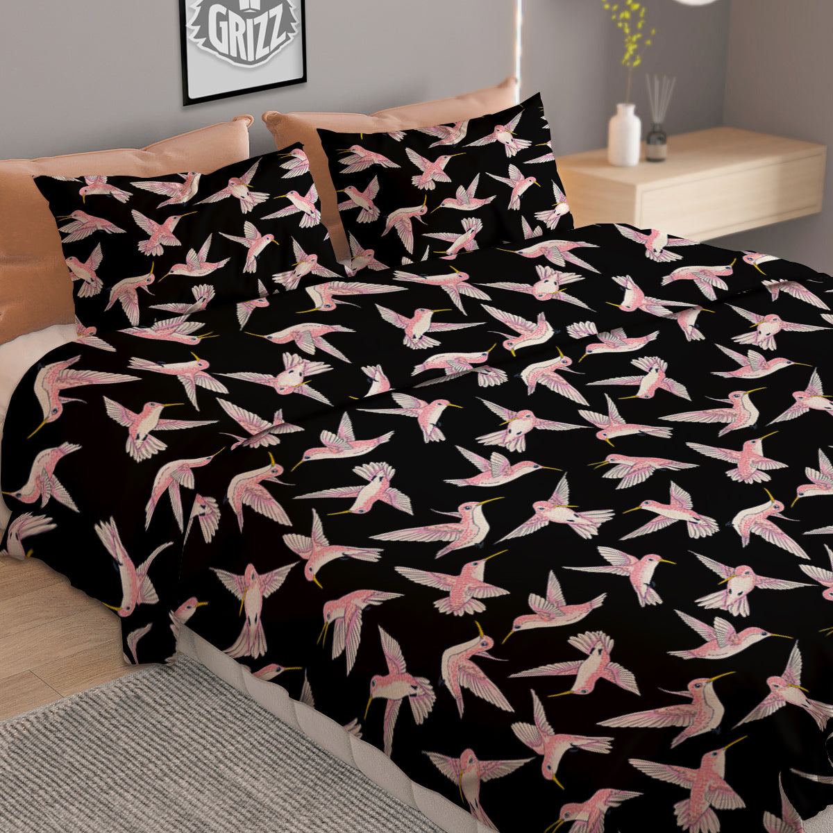 Ladybird Cute Print Pattern Duvet Cover Bedding Set